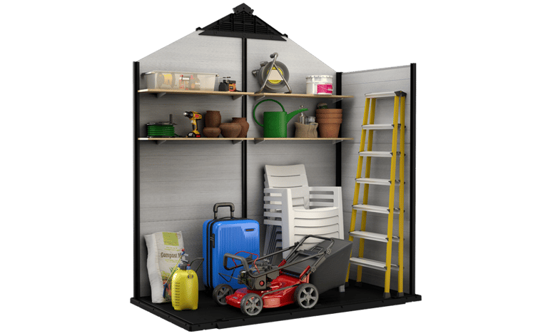 Oakland Shed 7.5x4ft - Grey